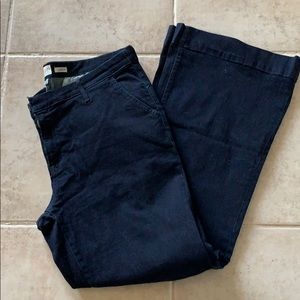 Wide leg trouser jean